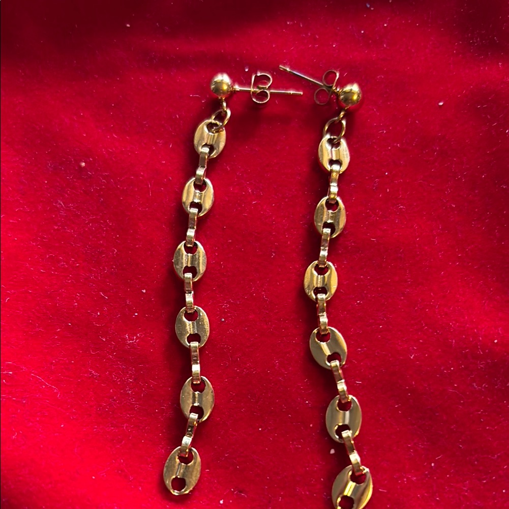 Timeless Gold Chain Link Earrings